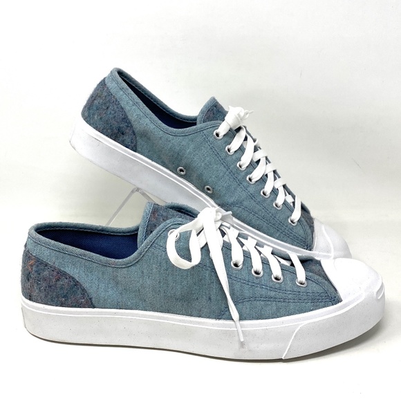 Converse Other - Converse Jack Purcell OX Low Top Blue Men’s Canvas Shoes Sneakers Size 169614C
